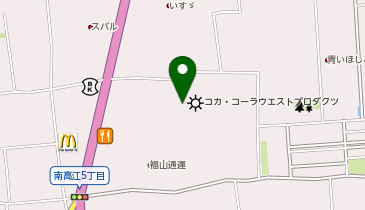 コカ・コーラ ボトラーズジャパン株式会社 熊本工場の地図画像