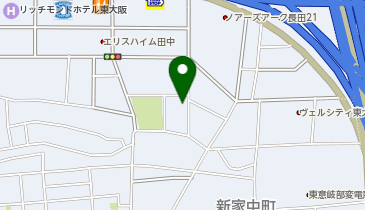 ニッケン文具株式会社 関西支店の地図画像
