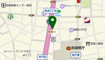 ふるさと物産館「海幸・山幸」の地図画像