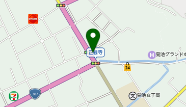 たかもとや 熊本菊池店の地図画像