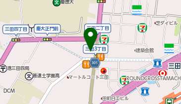 スタミナ食堂 にっくい亭 港区三田店の地図画像