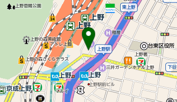 炉端焼きとおでん 個室居酒屋 いろり 上野店の地図画像