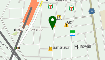 月島もんじゃ たまとや 川越の地図画像
