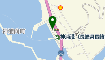 長崎市みなと漁協外海支所直売店の地図画像