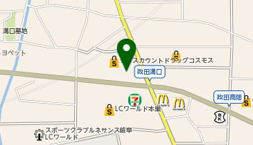 十割そば 二代目長助 岐阜本巣店の地図画像