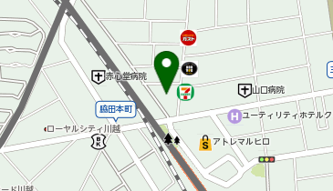 個室居酒屋 江戸小町 川越店の地図画像