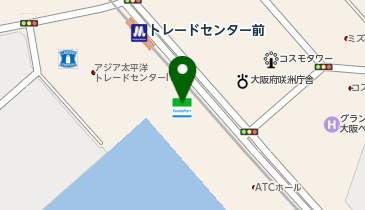 バーチャル大阪ヘルスケアパビリオンの地図画像