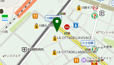 ホットヨガスタジオLAVA(ラバ) 川崎ゼロゲート店の地図画像