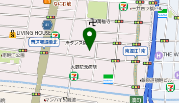 gaプログラミング 南堀江校の地図画像