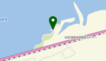 長部田海床路の地図画像