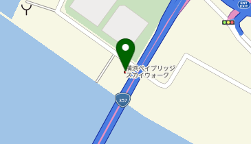 横浜ベイブリッジスカイウォークの地図画像