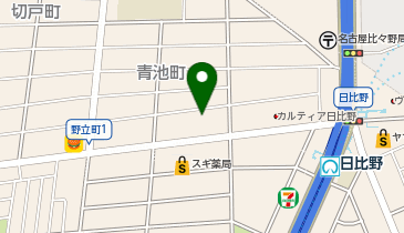 こやし屋 日比野店の地図画像
