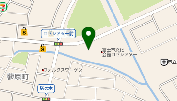 富士市文化会館 ロゼシアターの地図画像