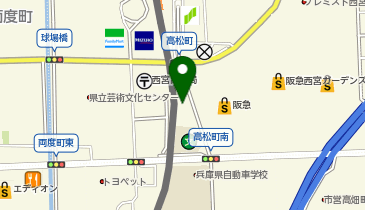 ハピスタ 阪急西宮ガーデンズ店の地図画像