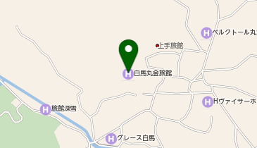 白馬八方 山吹食堂の地図画像