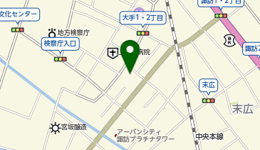 上諏訪 芦澤の地図画像