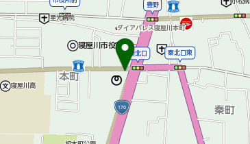 伝説のすた丼屋 寝屋川店の地図画像