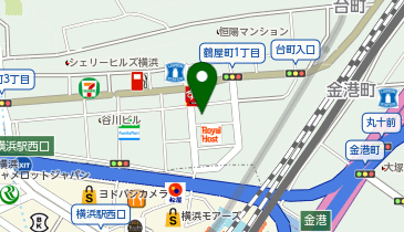 横浜ドラテンの地図画像