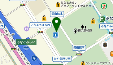 ヒョンデ みなとみらい 本社ショールームの地図画像