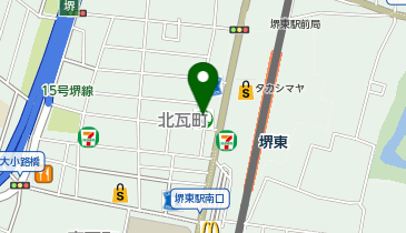 堺東献血ルームの地図画像