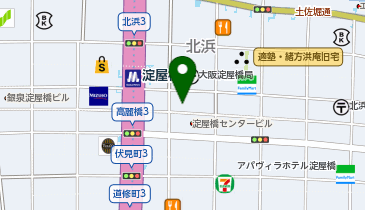 日本音楽著作権協会 大阪支部の地図画像