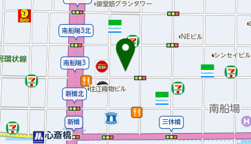 南船場会館の地図画像