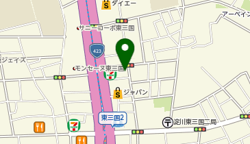 Kaien(カイエン)東三国の地図画像