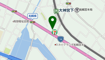 焼肉きんぐ 船橋宮本店の地図画像