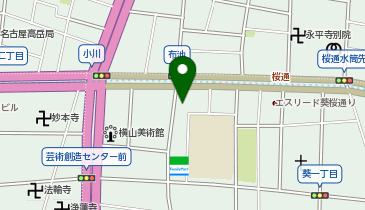 名古屋市立大学 葵キャンパスの地図画像