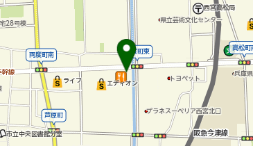 ライザップ 西宮北口店の地図画像
