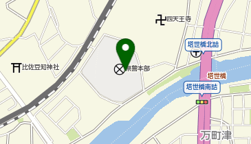 三重県警察本部の地図画像
