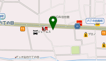 asian relaxation villa(アジアンリラクゼーションヴィラ) 仙台六丁の目店の地図画像