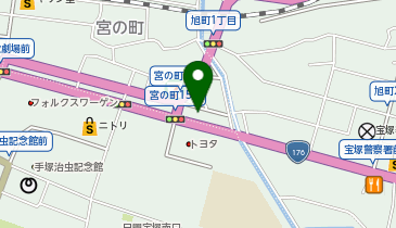 asian relaxation villa(アジアンリラクゼーションヴィラ) 宝塚店の地図画像
