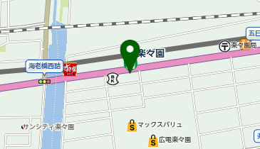 asian relaxation villa(アジアンリラクゼーションヴィラ) 楽々園店の地図画像