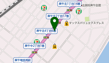 asian relaxation villa(アジアンリラクゼーションヴィラ) 庚午店の地図画像