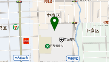 京都市児童福祉センター(COCO・てらす)の地図画像