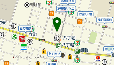 和美さび処利休 八丁堀店の地図画像