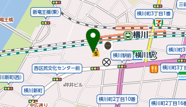 和美さび処利休 横川駅店の地図画像