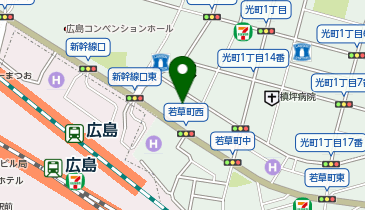 和美さび処利休 広島駅新幹線口店の地図画像