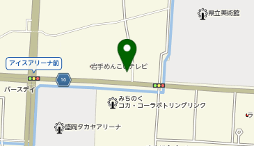 和香 盛岡店の地図画像