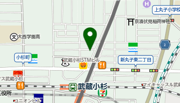 和楽漢方リラクサロンの地図画像