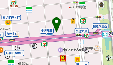 壹・愈舍の地図画像