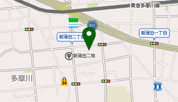 赤帽 林運送の地図画像