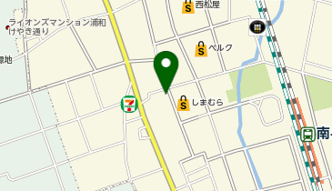 らくらく整体院 南与野店の地図画像