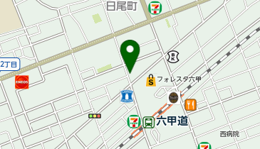 六甲仲井整体院の地図画像