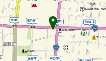 エミナルクリニックメンズ 岐阜院の地図画像