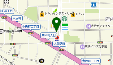 エミナルクリニックメンズ 大分院の地図画像