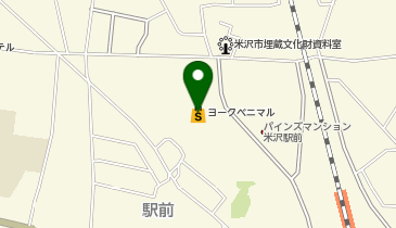 キューピッドクリーニング ヨークベニマル米沢店の地図画像