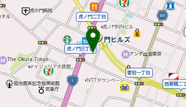 バナナ・リパブリック 虎ノ門ヒルズ店の地図画像