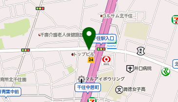 タイ国料理 ベンジャロンの地図画像